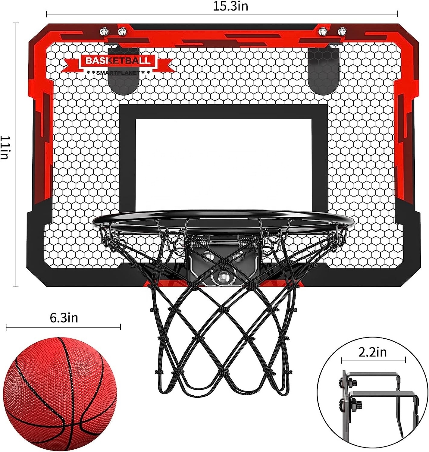 Indoor Basketball Hoop for Kids Mini Basketball Hoop with Ball Basketball Toys