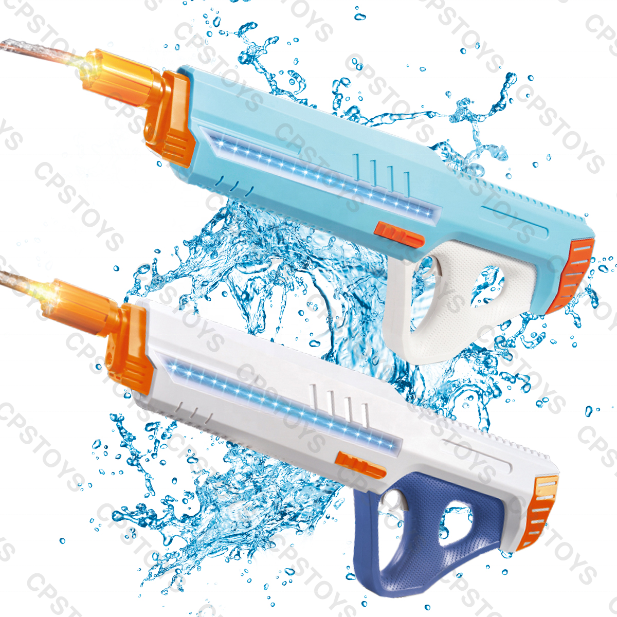 CPS New Electric Water Gun With Light Water Squirt Gun with Induction Fire Burners Automatic Toy Guns