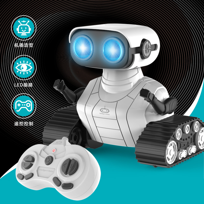 2.4G Rechargeable RC Robots Toys Remote Control Toy with Music and LED Eyes For Kids RC Toys Manufacturer Stunt Car