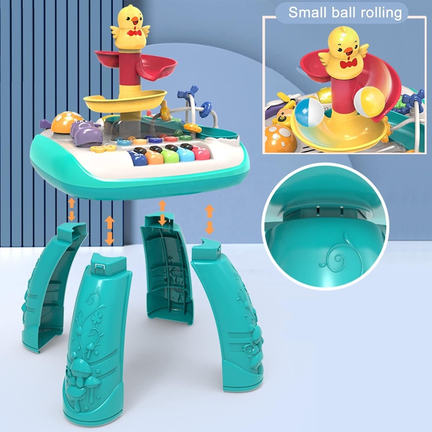 Baby Activity Table Toys Educational Early Learning Table for Baby Musical Toddler Toys