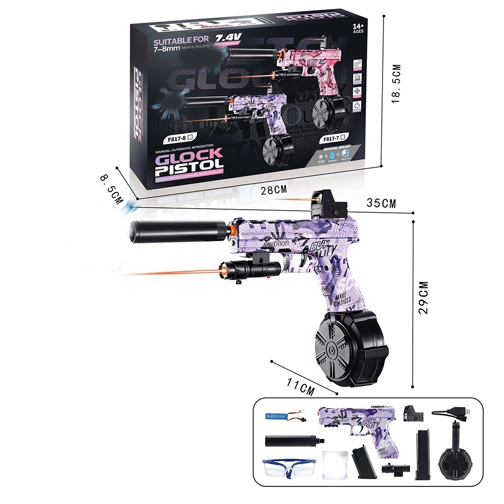 Discount Gel Ball Blaster Kids Toy Gun for Orbeez 7.4V Splatter Ball Blaster Automatic Toy Gun Gel Gun for Adults