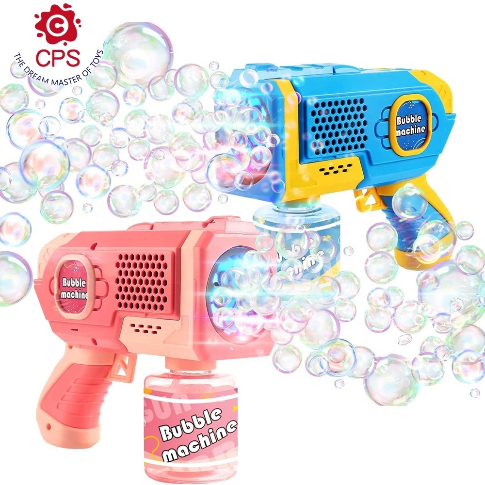 Electric Automatic Toy Gun 8 Hole Light Up Bubble Blower Machine Bubble Bun for Kids  Bubble Guns Blaster for Toddlers