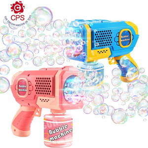 Electric Automatic Toy Gun 8 Hole Light Up Bubble Blower Machine Bubble Bun for Kids  Bubble Guns Blaster for Toddlers