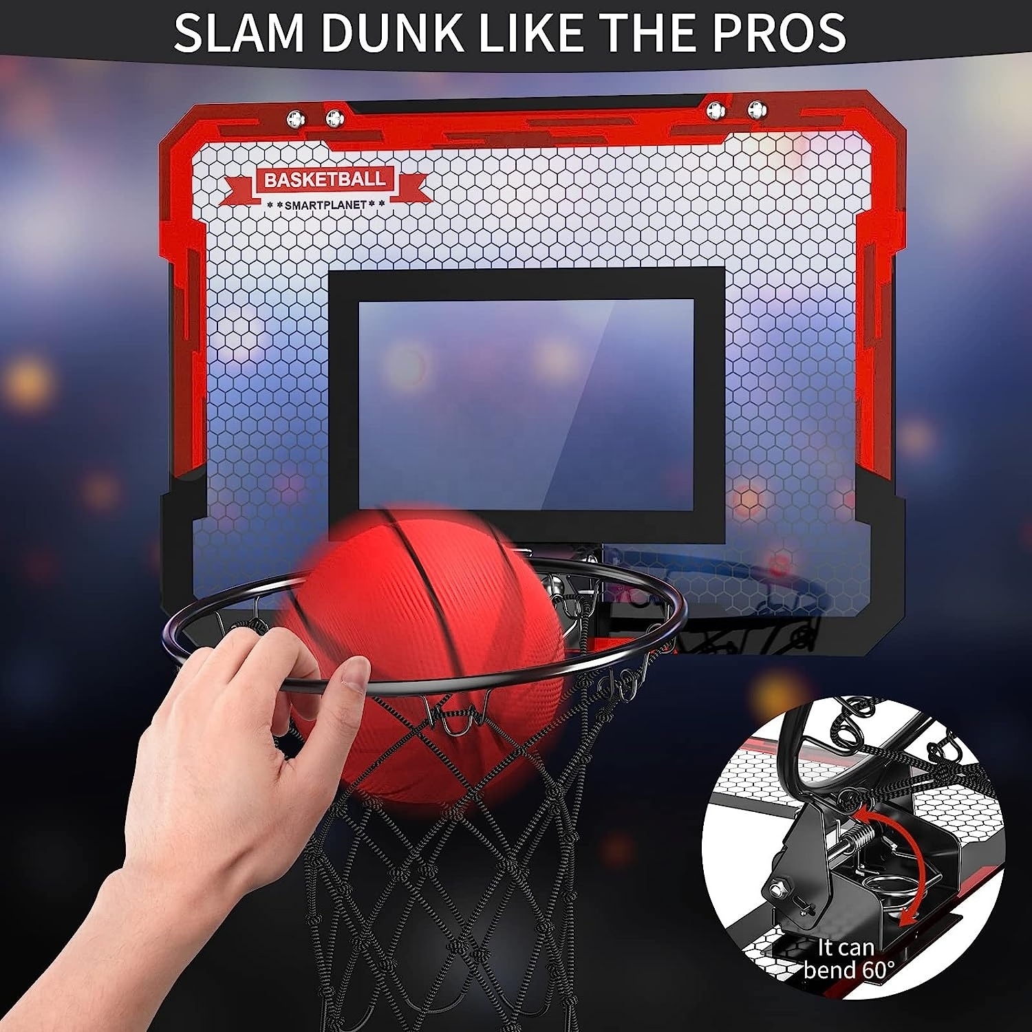 Indoor Basketball Hoop for Kids Mini Basketball Hoop with Ball Basketball Toys