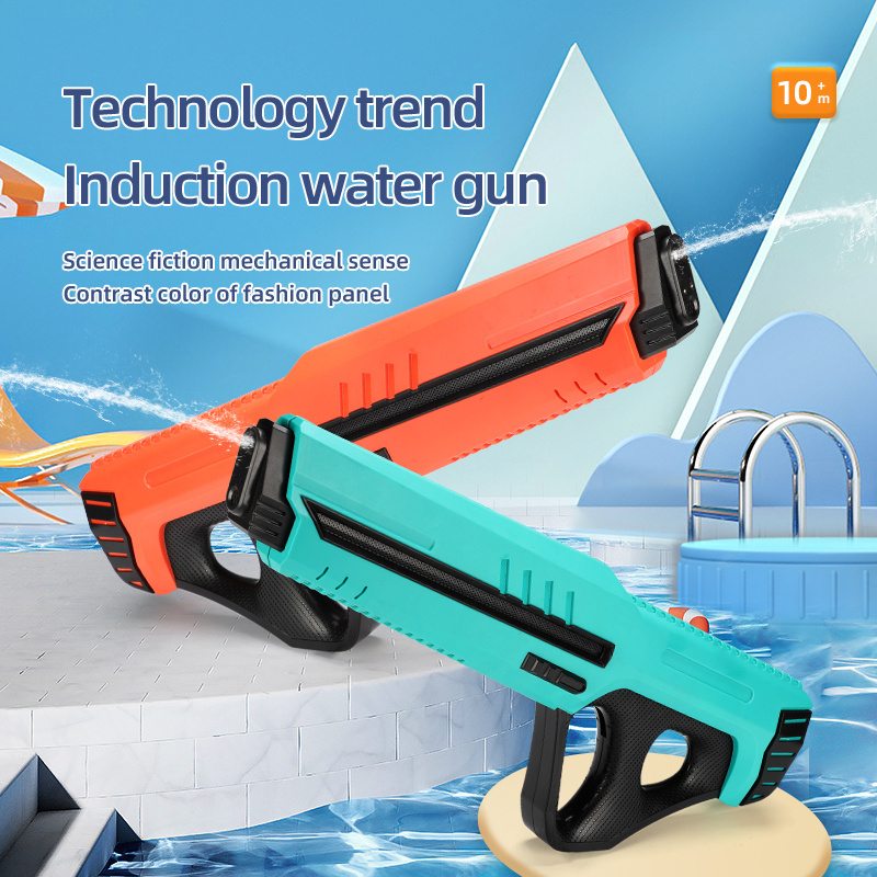 May Launched Newest Self-sensing water absorption Lithium Battery Powered Electric Water Gun Automatic water gun