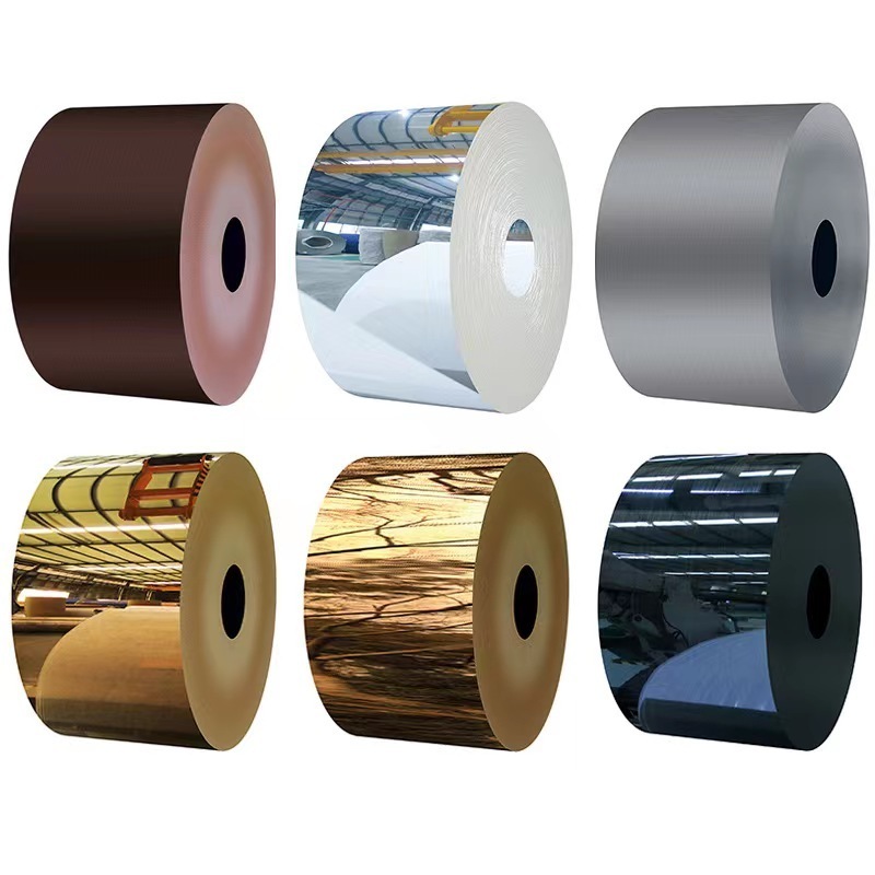 Stainless Steel Coil Colored Rolled Gold Finished 0.3-3.0mm PVD Color 304 Stainless Steel Coil 8K Mirror