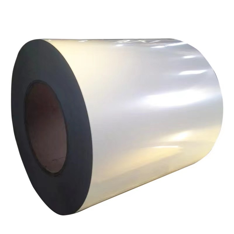 Hot sell 3000 series 5005 h32 3003 3105 zinc mirror aluminum magnesium steel coil color coated gutter with film coating foshan