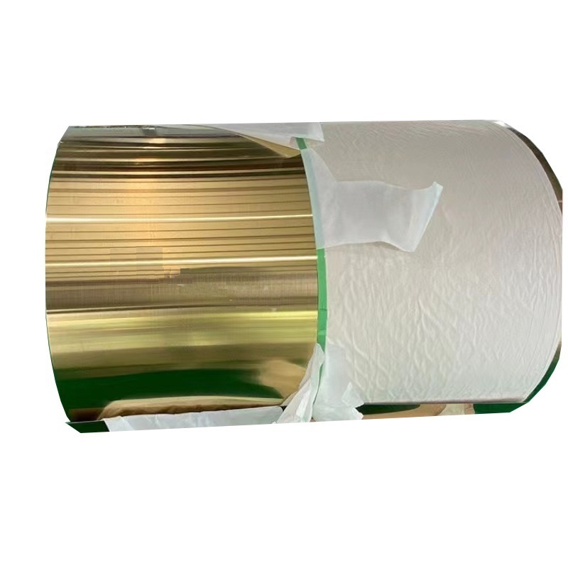 Stainless Steel Coil Colored Rolled Gold Finished 0.3-3.0mm PVD Color 304 Stainless Steel Coil 8K Mirror