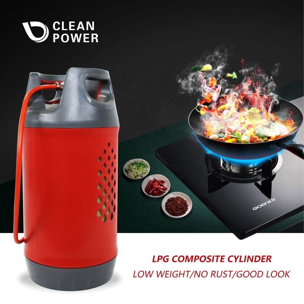 Portable LPG-24.5L Composite Gas Cylinders for Cooking Made of Plastic Low Composite Material LPG LD Low Price Lpg Tank 10KG