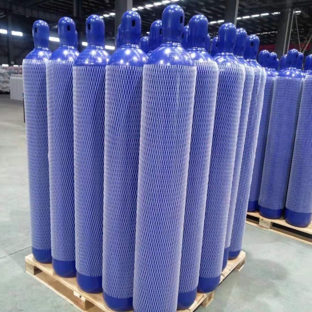 High Purity 6M3 Helium Tank Refill 40L 150Bar Industrial Gas 99.999% Balloon Helium Gas Cylinder Price