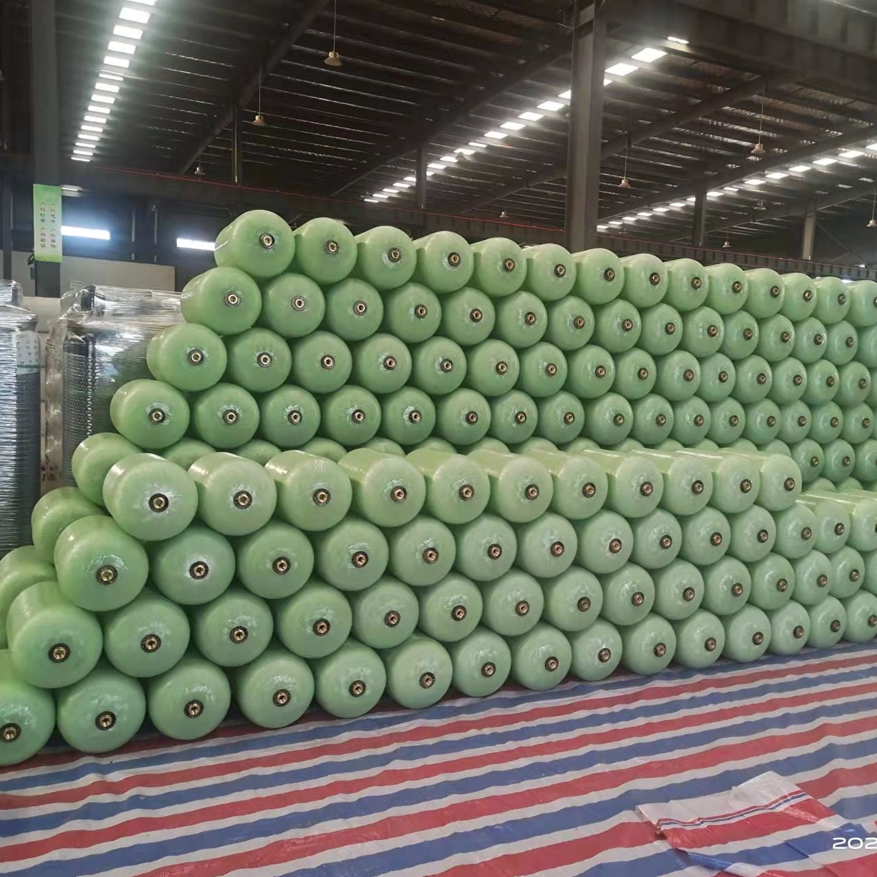 LPG Composite Gas Cylinders Cooking Gas Cylinder Promotional LPG Plastic Liner Glass Fiber Low Plastic Flower Pot LD 1mm EN12245