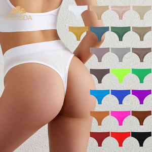 Cheapest Seamless Women's Panties Cotton Sexy Underwear Female Thongs Lingerie Striped Hot G-Strings Underpants Panties