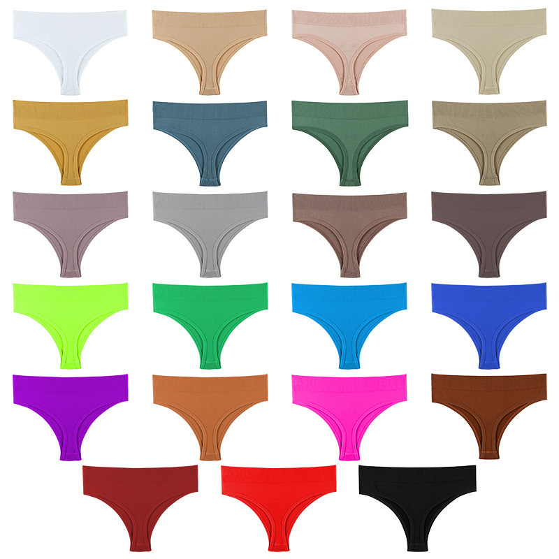 Cheapest Seamless Women's Panties Cotton Sexy Underwear Female Thongs Lingerie Striped Hot G-Strings Underpants Panties