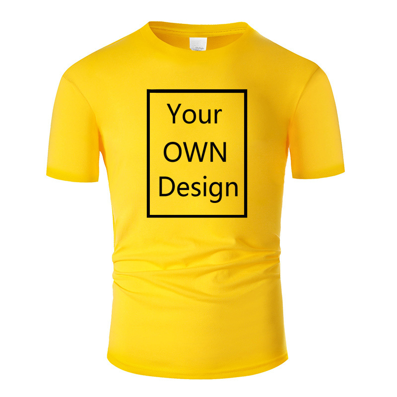 Your OWN Design Brand Logo /Picture Free Custom Men And Women DIY Cotton T shirt Tops Short Sleeve Casual Plus Size T-shirts