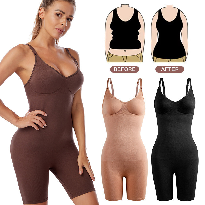 Free Sample Waist Girdle Butt Lifter Push Up Corset Slimming Underwear Women Full Body Shaper Trainer Bodysuit Shapewear