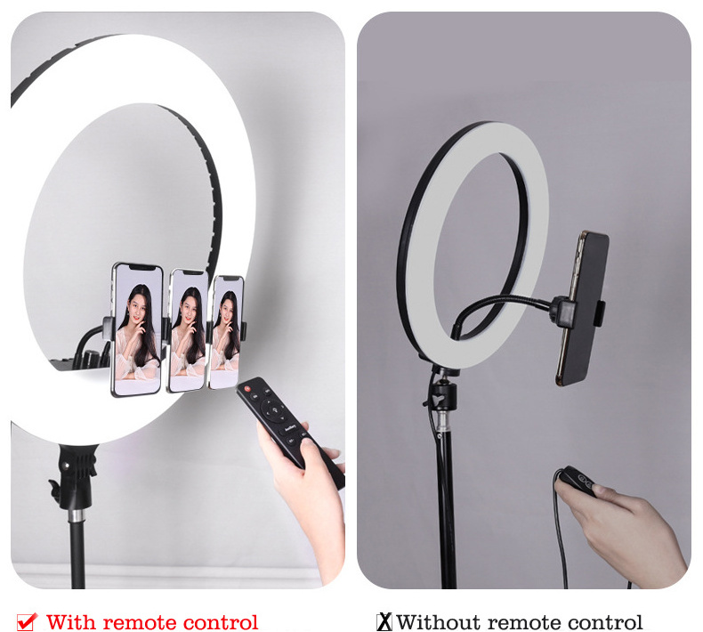 CPYP 2020 New Arrival 21inch anel de luz Led Make Up Photographic Lighting Led Lamp Ring Light with Tripod Stand for Camera