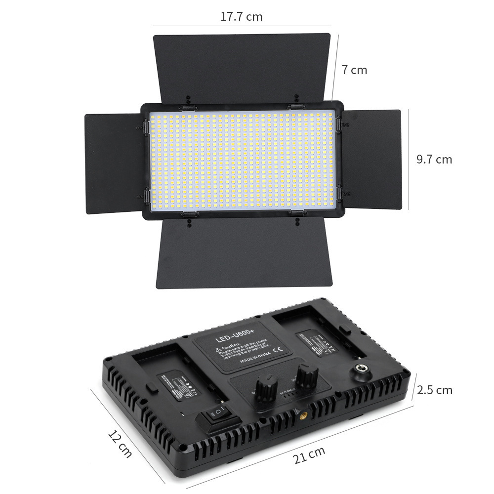 CPYP Professional pro led u600 Led Video u600+ Photography Lights Led Panel Video Light Studio Led Soft Panel Light