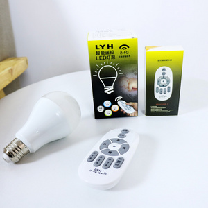 6w 9w 12w led bulb Remote Control E27 Smart Bulb RGB Light Bulb with remote controller