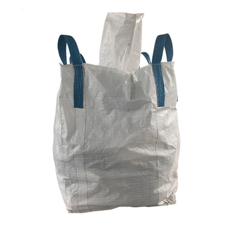 EGP 1000kg Jumbo Bag PP Woven Sling Bag for Cement & Bulk Materials with Spouts Easy Handling Fruit Rice Packaging Model Plain