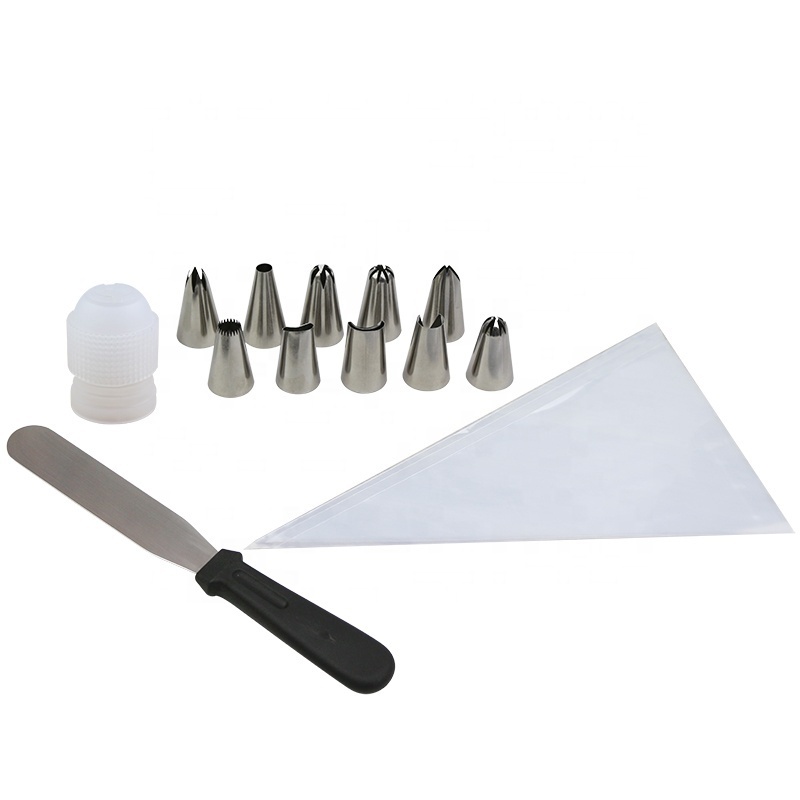 piping nozzles piping bag spatula cake set decorating tools 13 pcs