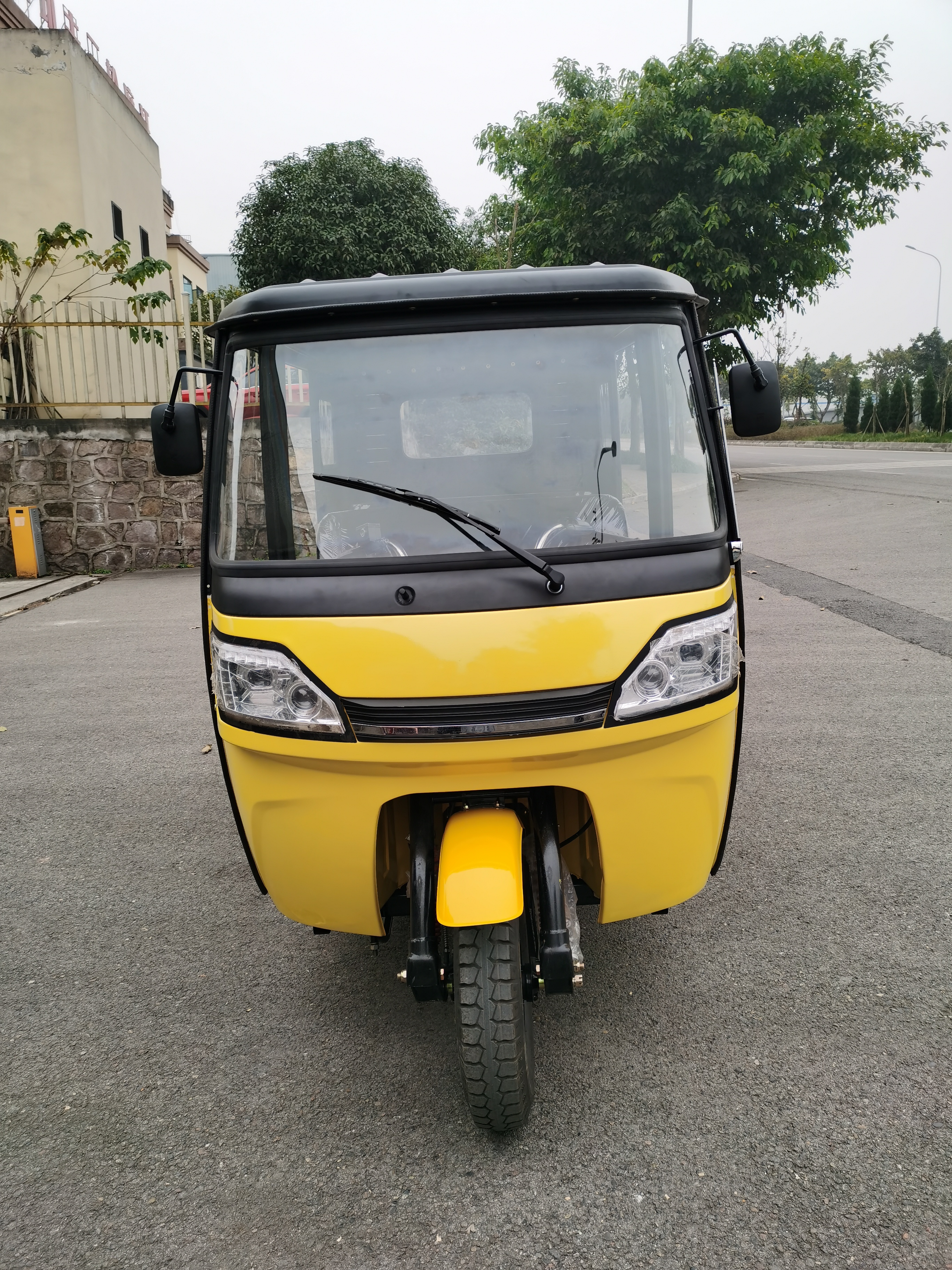 Hot Selling Motorised Three Wheeler Tricycle Tuk Tuk Cheap Price Rickshaw Taxi Indian Motorized Tuk India Motor Re Bajaj 205 36V