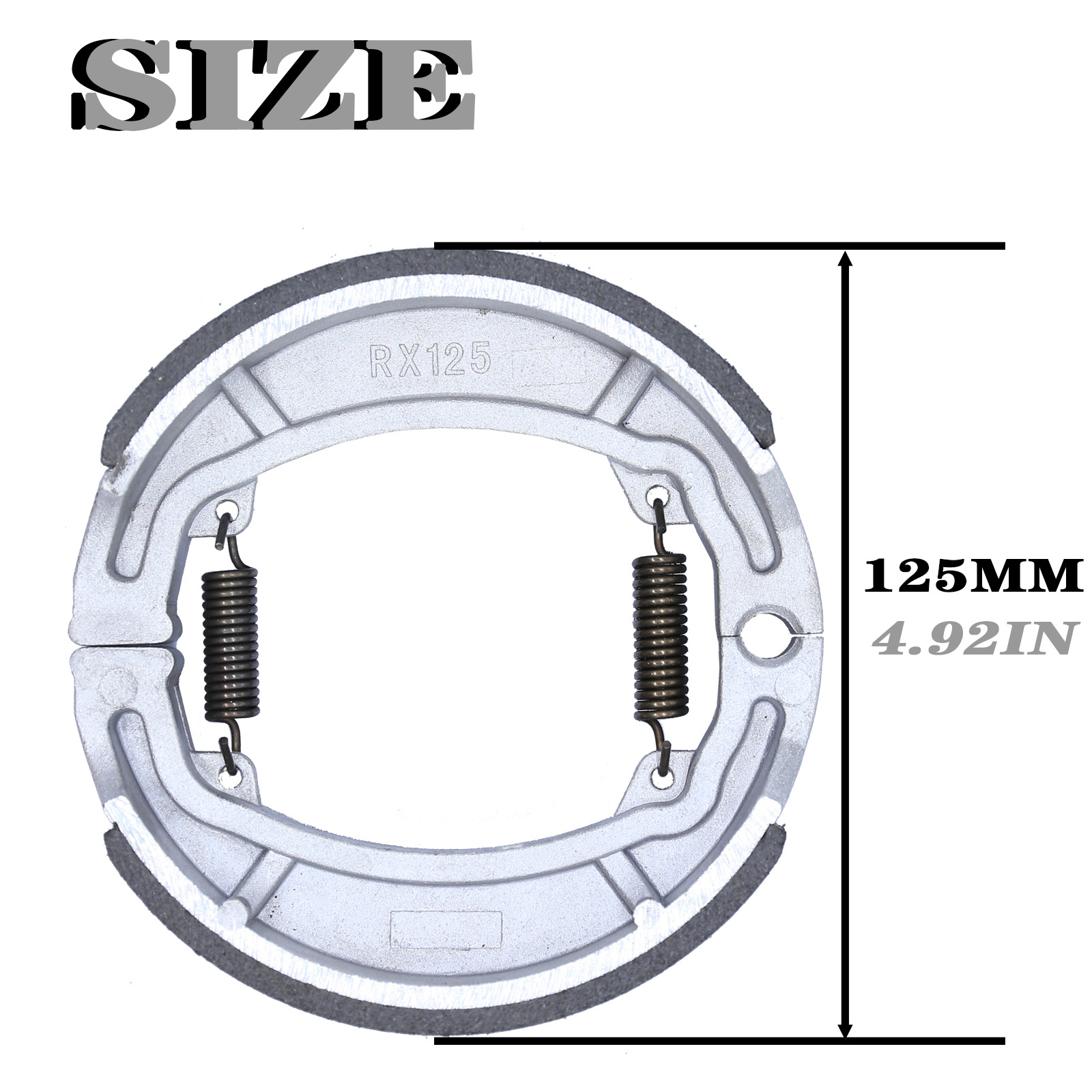 CQSPMOTO Drum Brake Shoes Replacement for Roketa Sunl Jonway Taotao 50cc 110cc 125cc 150cc 250cc ATV 4 Wheeler Quad Scooter