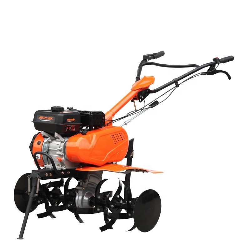 Chongqing farmer tools 7hp gasoline engine power tiller/belt cultivator for sale