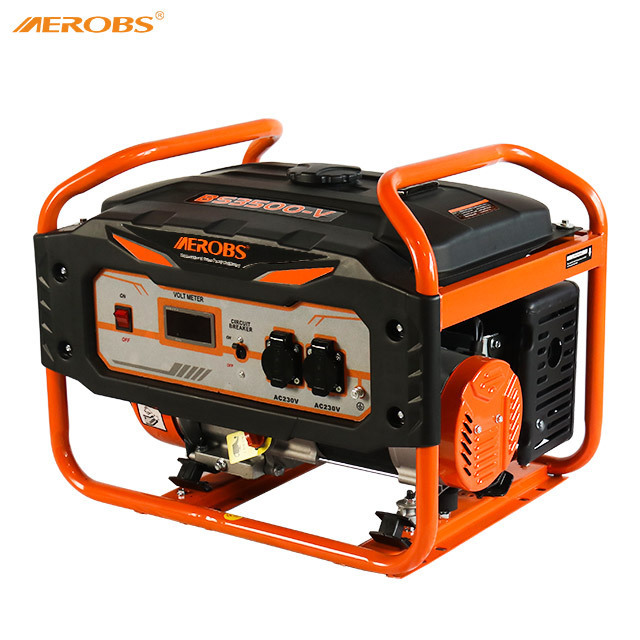 Power Generator 6.5 HP 3000W Petrol 1-Phase Emergency Generator with 4-Stroke Engine