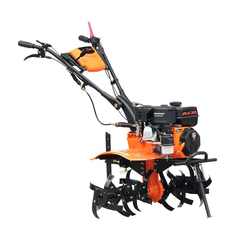 Top Rank Profession Agricultural Machinery Farm Use Machine Cultivation Land Rotary 7Hp Mini Power Tiller Hoe Cultivator