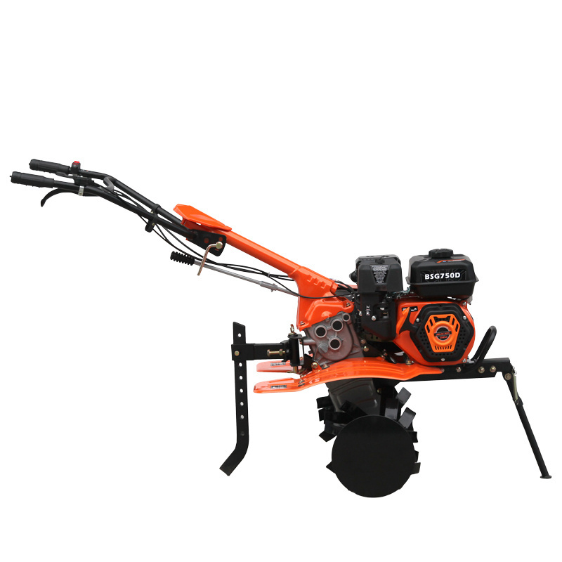 Chongqing farmer tools 7hp gasoline engine power tiller/belt cultivator for sale