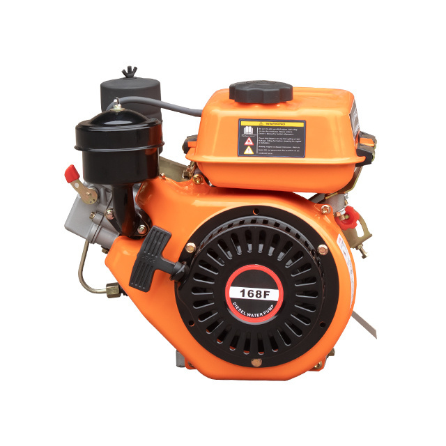 Factory Cheap Price 4HP 196cc Recoil Start 4-Stroke Air Cooled 168f Power Diesel Engine with CE