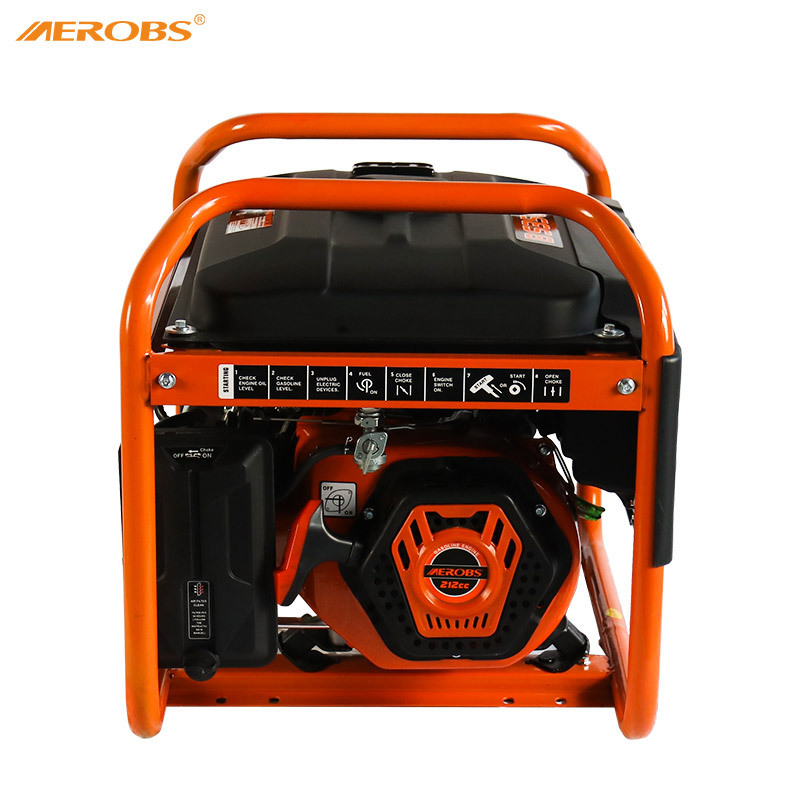 Power Generator 6.5 HP 3000W Petrol 1-Phase Emergency Generator with 4-Stroke Engine