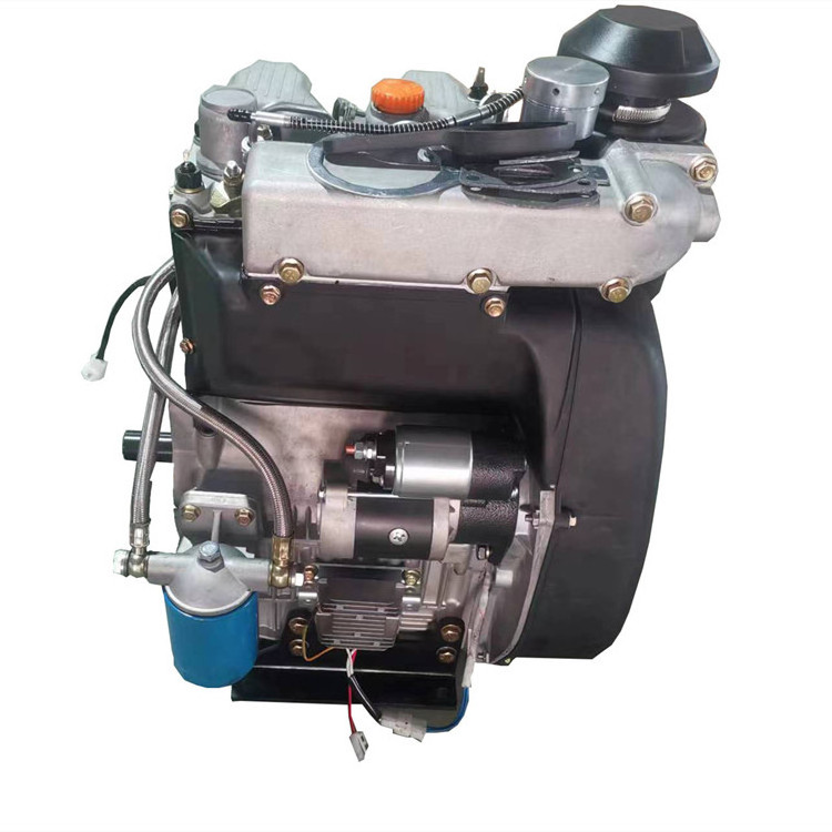 In-line Two Cylinder 15kw 20hp Air Cooled Diesel Engine C292F Machinery Engine