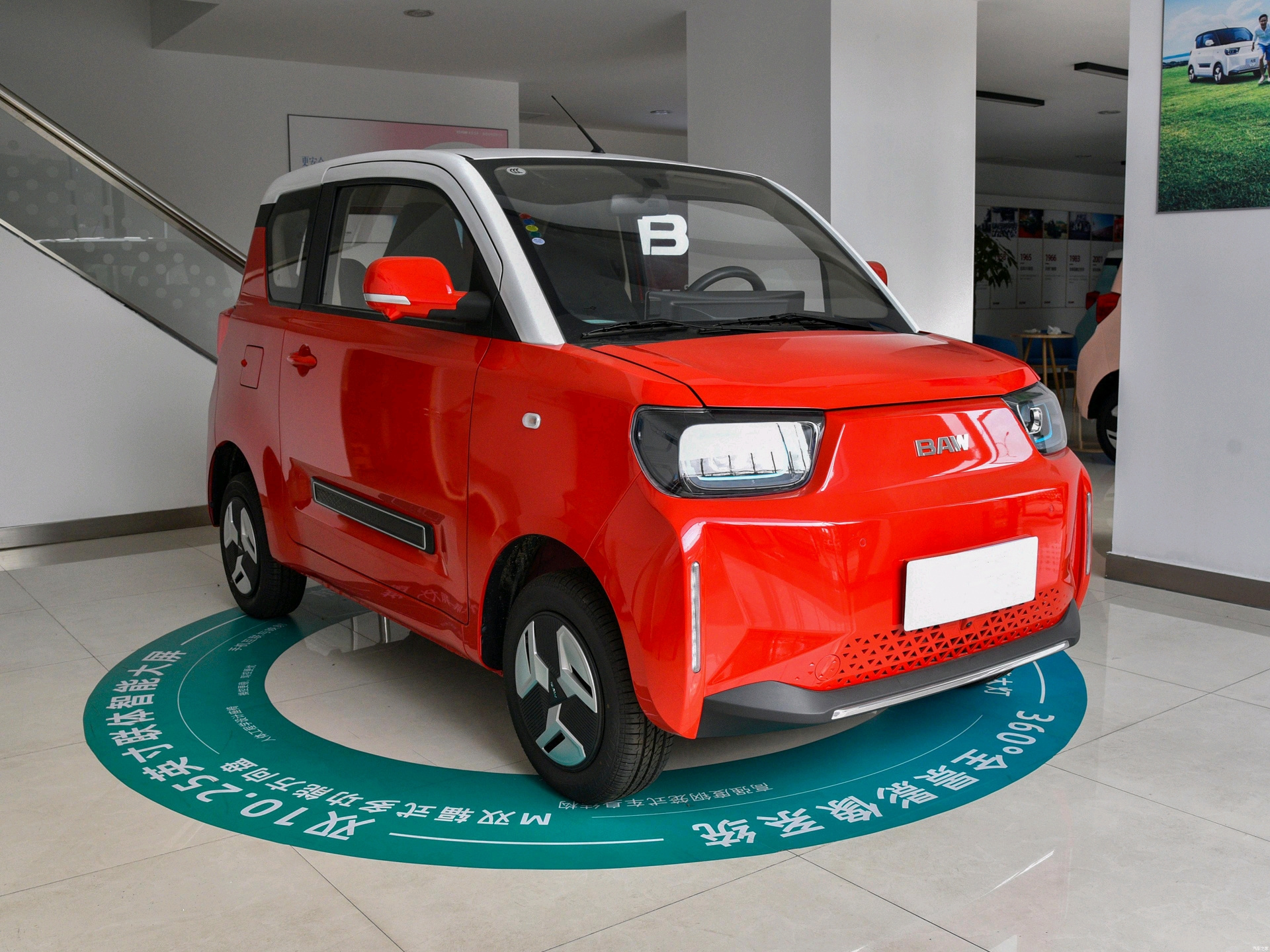 in stock China BAW Cheap Price High Speed S3 Star Version Electric Vehicle Mini Car