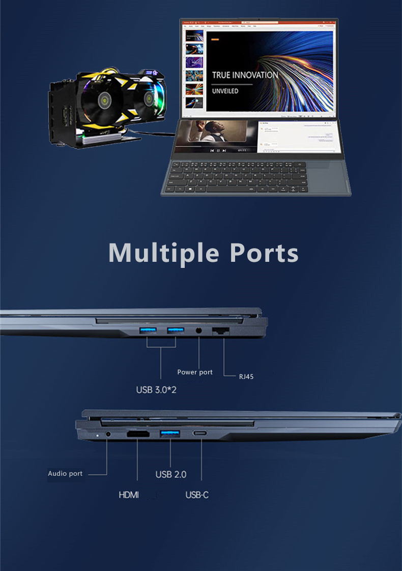 AIWO Laptop Core I7 10750h 10th Gen Ordenadora Portatil Laptop Notebook Nuevo 16