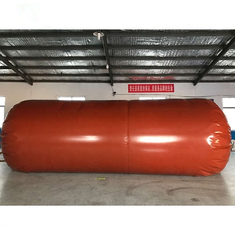 Long Life High Quality  Red Mud PVC Biogas Storage Balloon  500m3 Balloon Biogas Plant