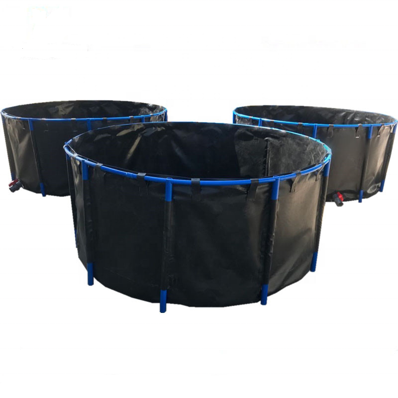 50m3 100m3 300m3 Above Ground Pvc Fish Pond Round Large Fish Tank