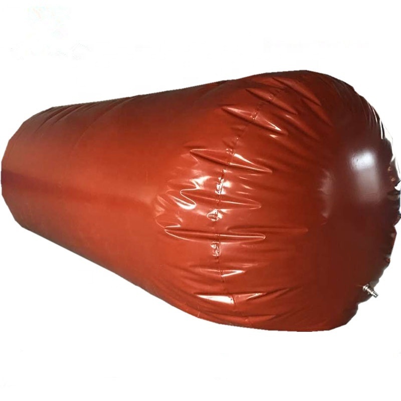 Long Life High Quality  Red Mud PVC Biogas Storage Balloon  500m3 Balloon Biogas Plant