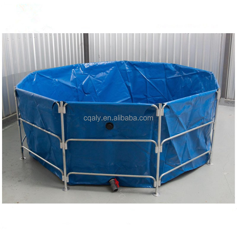 50m3 100m3 300m3 Above Ground Pvc Fish Pond Round Large Fish Tank