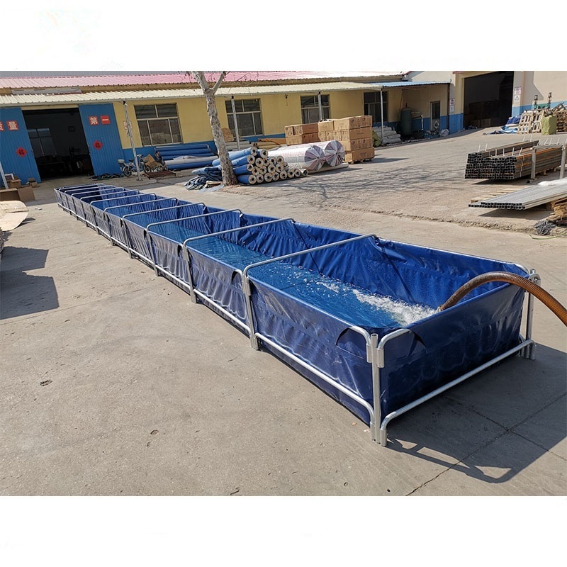 10000l - 500000l Durable Above Ground Big Fish Tank Pvc Tarpaulin Fish Pond