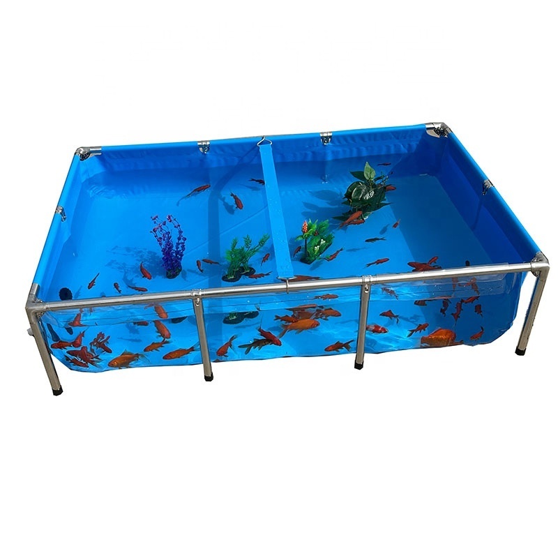 Ailinyou Supply   Collapsible  Koi Fish Pond Portable Pvc fish farming  Transparent Fish Pond