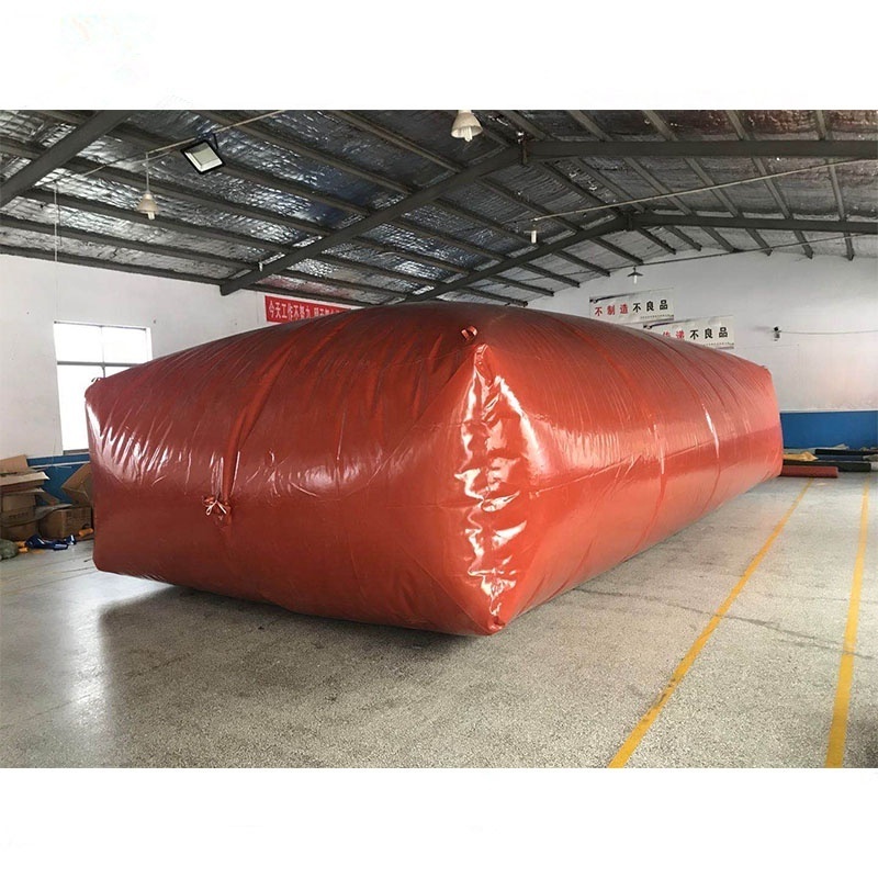 Long Life High Quality  Red Mud PVC Biogas Storage Balloon  500m3 Balloon Biogas Plant