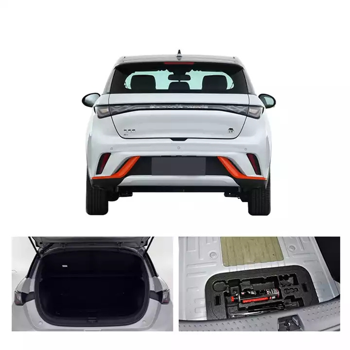 4 Seater Electric Car With Removable Battery e-Qm5 Without Driving License 1500 Kilograms Cargo Car a/c  Compressor