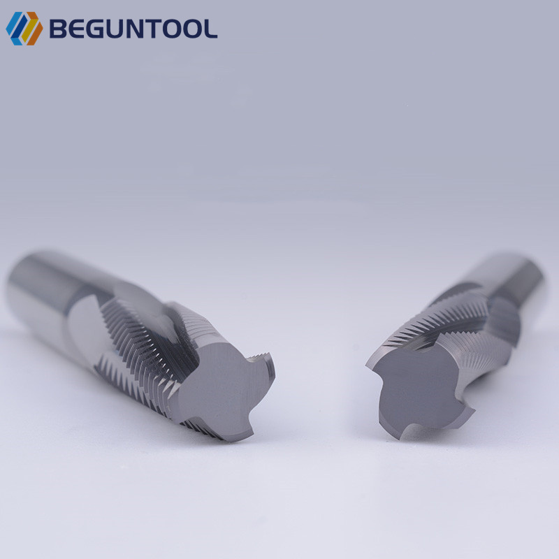 Tungsten carbide end thread mill Coated or uncoated