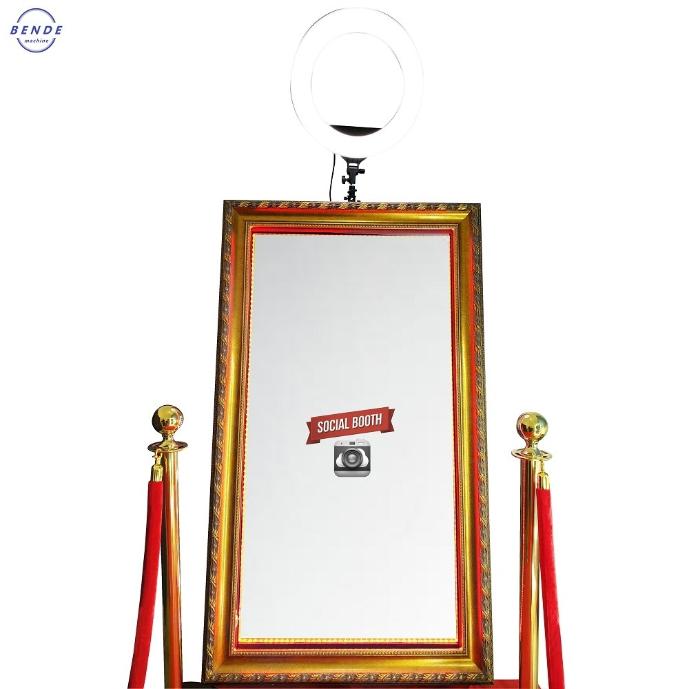 Best Mirror touch screen mirror wedding photo booth 60inch touch screen mirror photo booth for sale