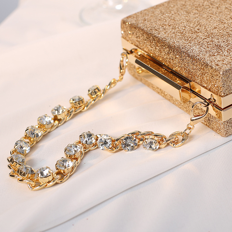 BM5073 Bling Ladies Vintage Clutch 2022 Women Crystal Evening Bags Wedding Party Diamond Box Minaudiere Clutch Purse