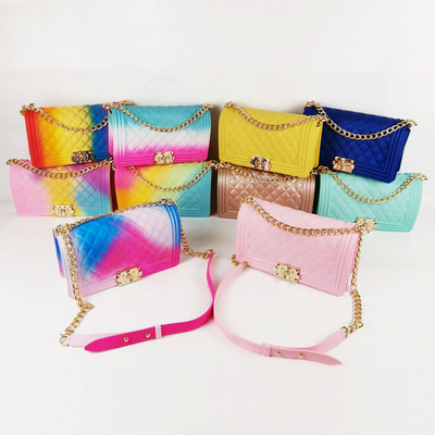 BM9905 Wholesale 2023 Fashion colourful designer jelly bags Sac a main Ladies Purses women handbags Jelly purse and handbags