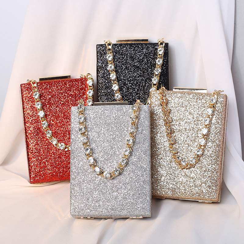 BM5073 Bling Ladies Vintage Clutch 2022 Women Crystal Evening Bags Wedding Party Diamond Box Minaudiere Clutch Purse