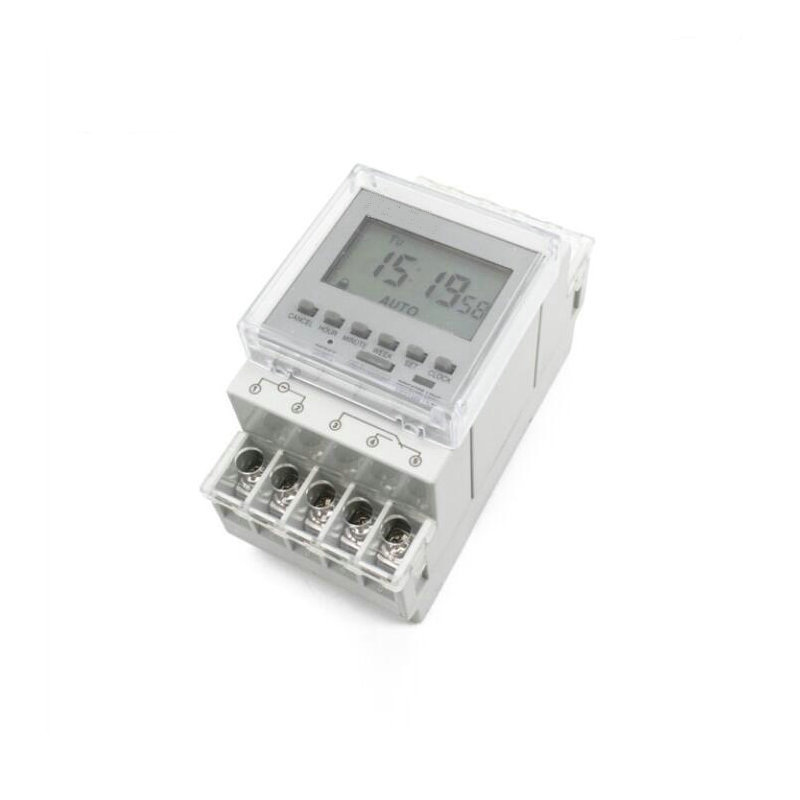 DHC6 LCD screen digital timer 7 days 24 hours 16 step timer, Automatic 30 amp timer switch