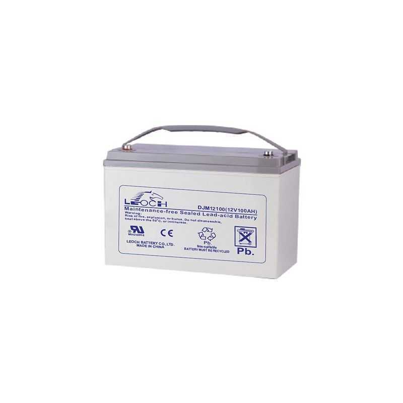 LEOCH LP12-100/DJM12100 12V 20AH 100AH 200AH Gel Deep Cycle Solar maintain-free  Sealed lead acid battery positive plate